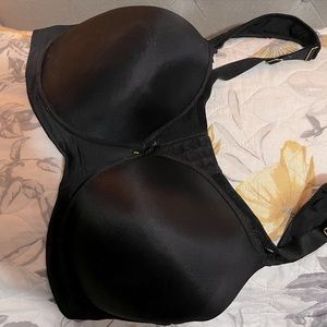 Ashley stewart butterfly collection black bra